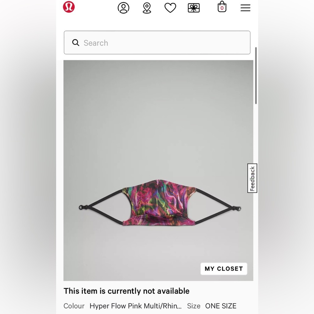 Lululemon mask